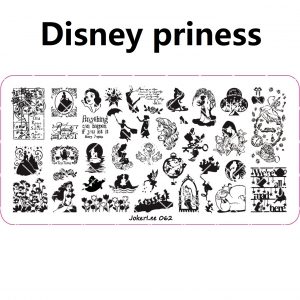 Disney priness nail stamping plate