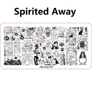 Spirited Away nail stamping plate