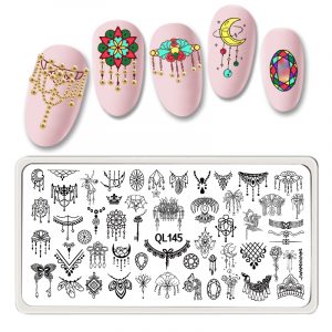 jewelry nail stamping plate