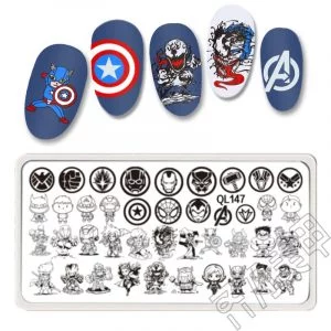 Marvel Nail Stamping Plate