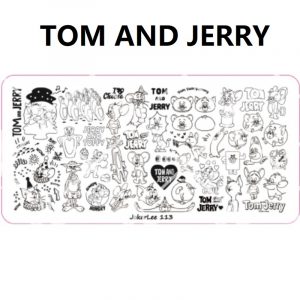 TOM AND JERRY nail stamping plate