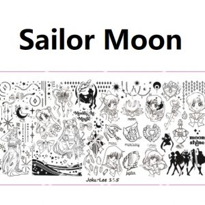 SAILOR MOOON nail stamping plate