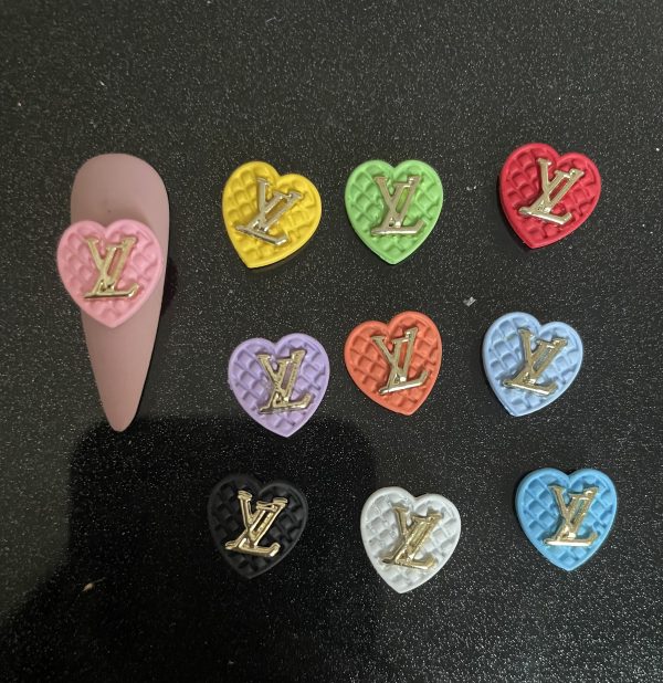 LV nail charm
