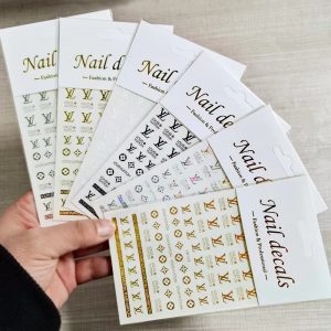 6 Sheets Mickey LV Nail Stickers 02