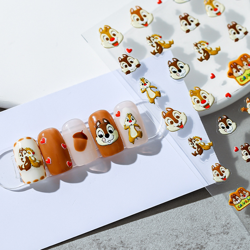 Chip ‘n’ Dale nail stickers (1)