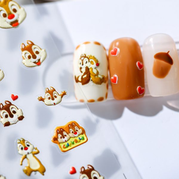 Chip 'n' Dale nail stickers