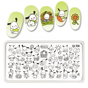 Pochacco nail stamping plate
