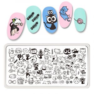 The Legend of Hei nail stamping plate
