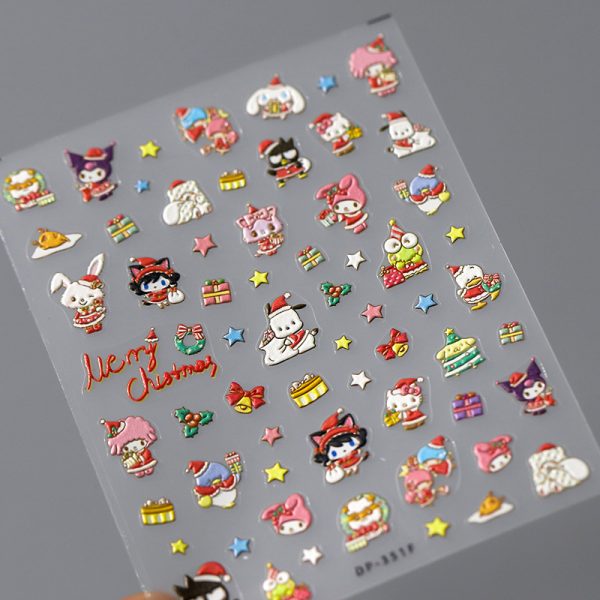 sanrio nail stickers