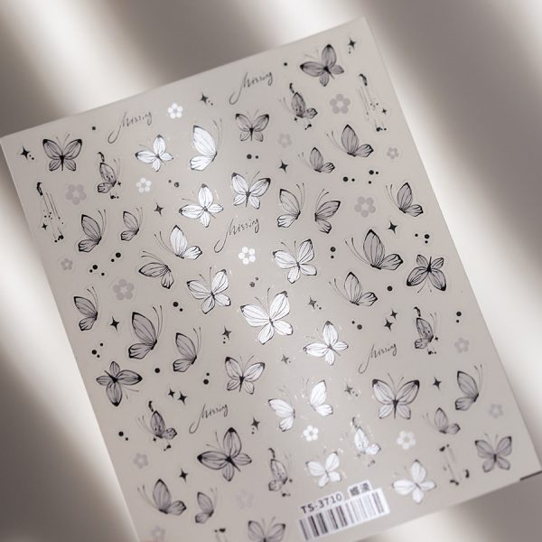 Butterfly nail stickers