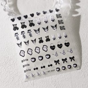 Kuromi nail stickers
