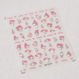 Melody nail sticker