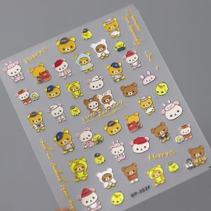 Rilakkuma Bear nail sticker