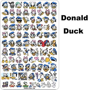Donald Duck nail stamping plate