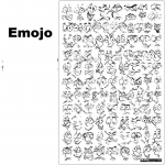 emoji nail plate