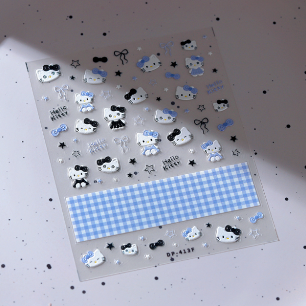 Hello kitty nail stickers