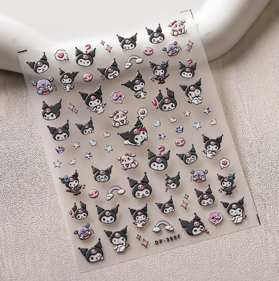 kuromi nail sticke