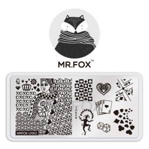 Joker nail stamping plate