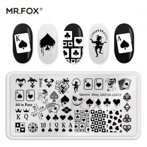 joker nail stamping plate