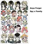 Anya Forger Spy x Family nail stamping plate Anya Forger Spy x Family nail stamping plate