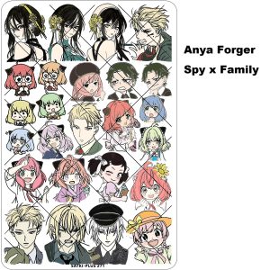 Anya Forger Spy x Family nail stamping plate