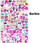 Barbie nail stamping plate