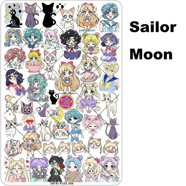 SailorMoon nail stamping plate