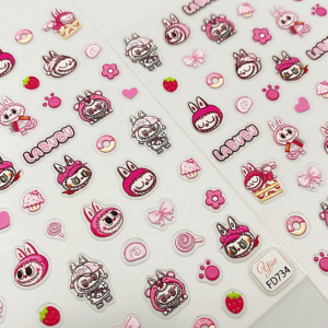 Labubu nail sticker