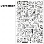 Doraemon nail stamping plate