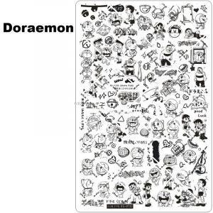 Doraemon nail stamping plate