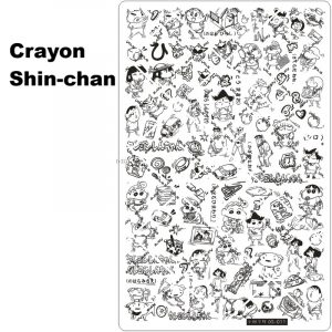 Crayon Shin-chan nail Sstamping plate