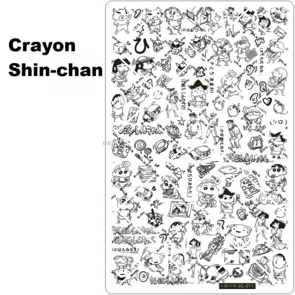 Crayon Shin-chan nail Sstamping plate