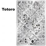 TOtoro nail stamping plate