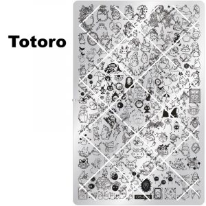 TOtoro nail stamping plate
