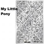 My little pony nail stamping plate