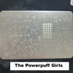 The power puff nail stamping plate