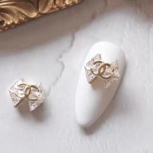 chanel nail charm