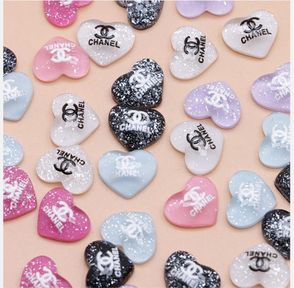 chanel nail charm