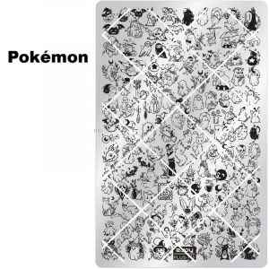 Pokémon nail stamping plate