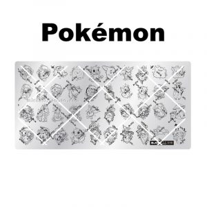 pokemon nail stamping plate