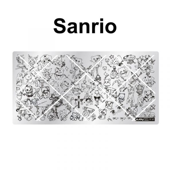 sanrio nail stamping plate