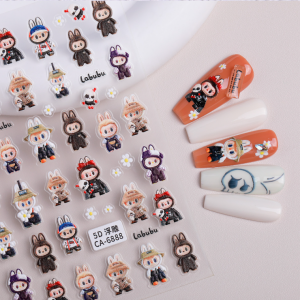 Labubu nail sticker