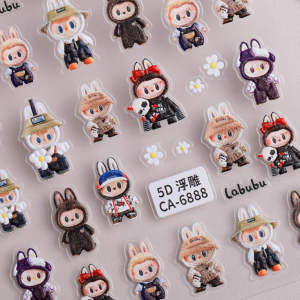 Labubu nail sticker