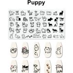 Puppy nail stamping plate