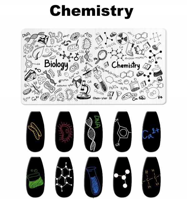 Chemistry nail stamping plate