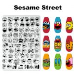 Sesame Street nail stamping plate