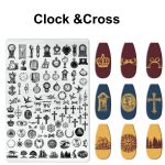 clock nail stamping plate