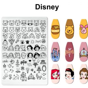 DISNEY nail stamping plate