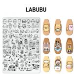 labubu nail stamping plate