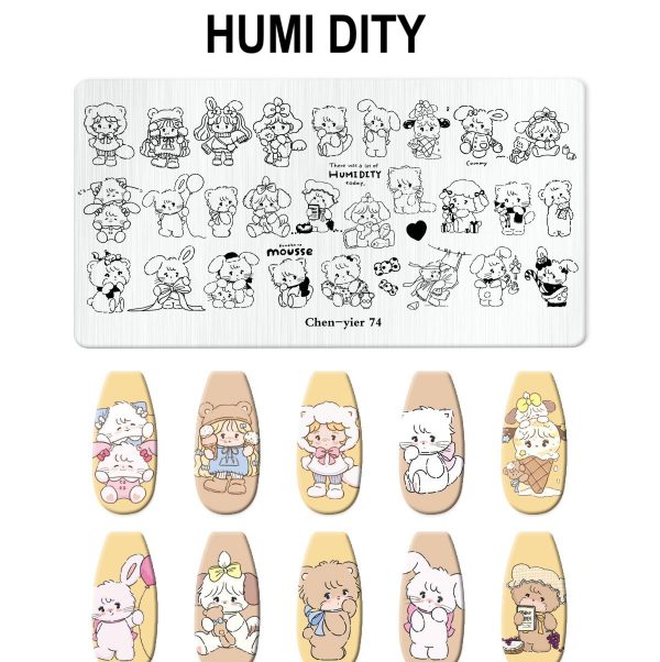 humi dity nail stamping plate